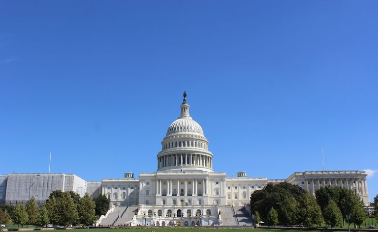 Edificio del Campidoglio degli Stati Uniti a Washington DC