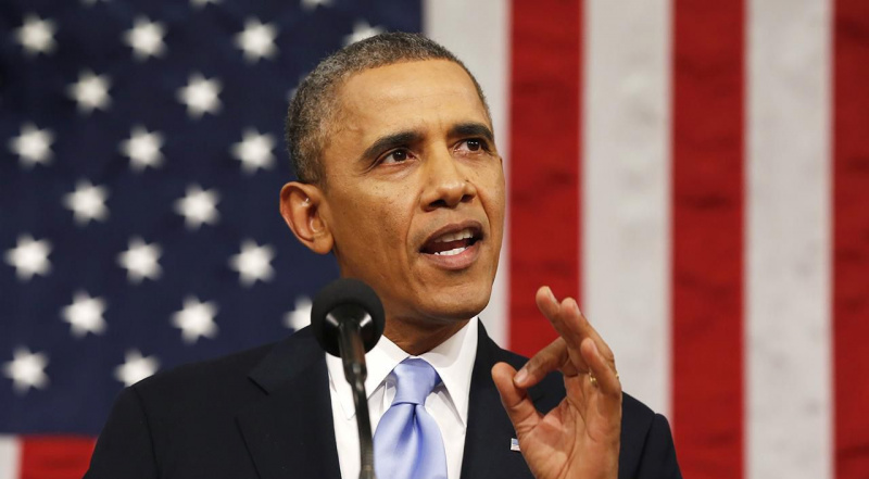 Prezydent Obama wygłasza orędzie o stanie Unii w Kapitolu