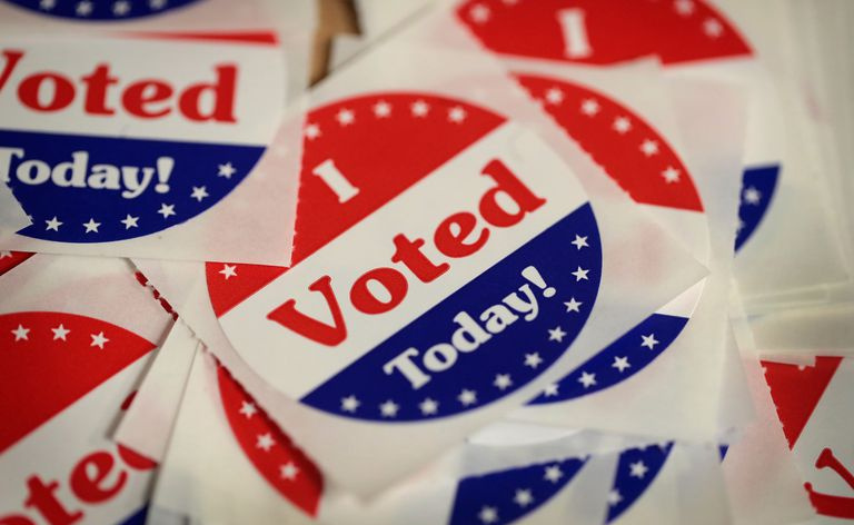 Pegatinas de votación