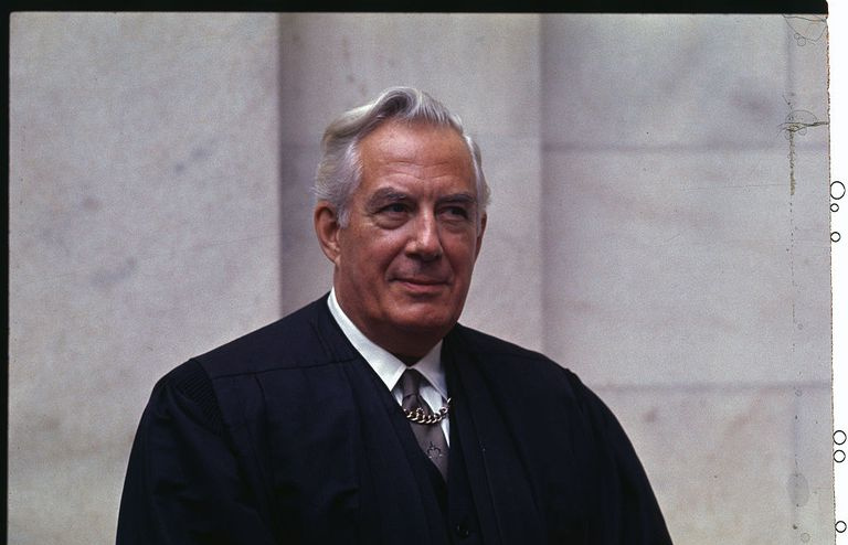 Presidente del Tribunal Supremo Warren Burger