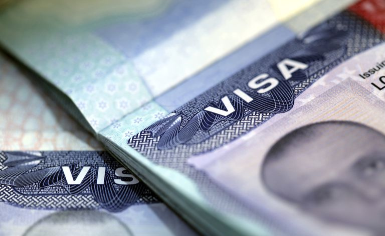 Amerikas Savienoto Valstu vīza, kas iespiesta pasē