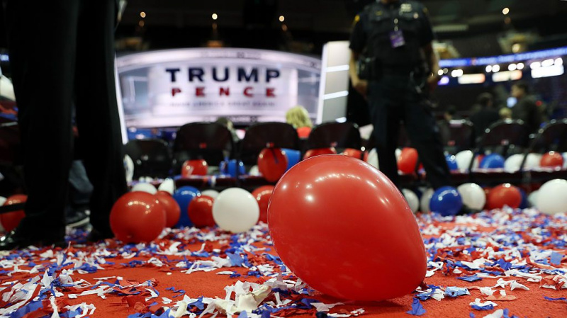 Convention nationale républicaine le 21 juillet 2016 à la Quicken Loans Arena de Cleveland, Ohio.