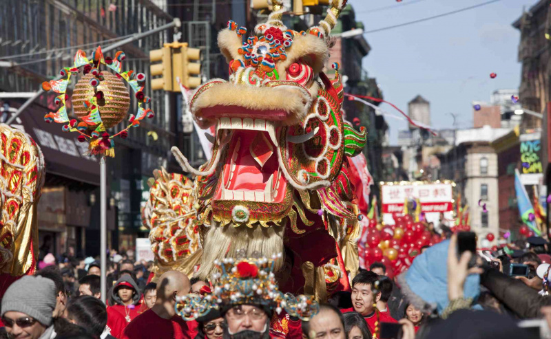 Kinesisk nyttårsparade