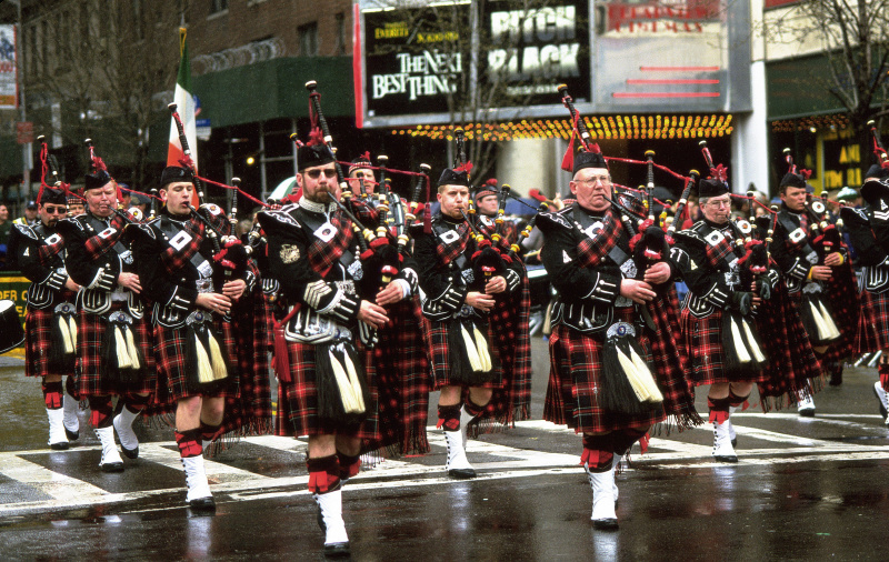 parade for st patricks day, nyc