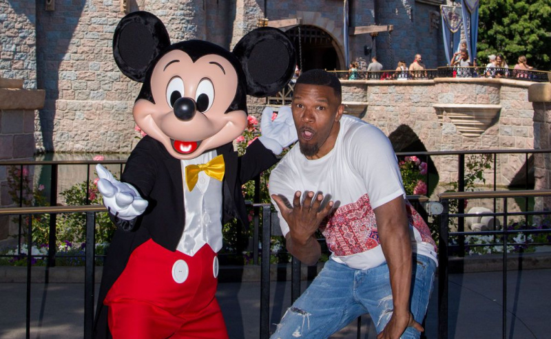 Jamie Foxx i Disneyland