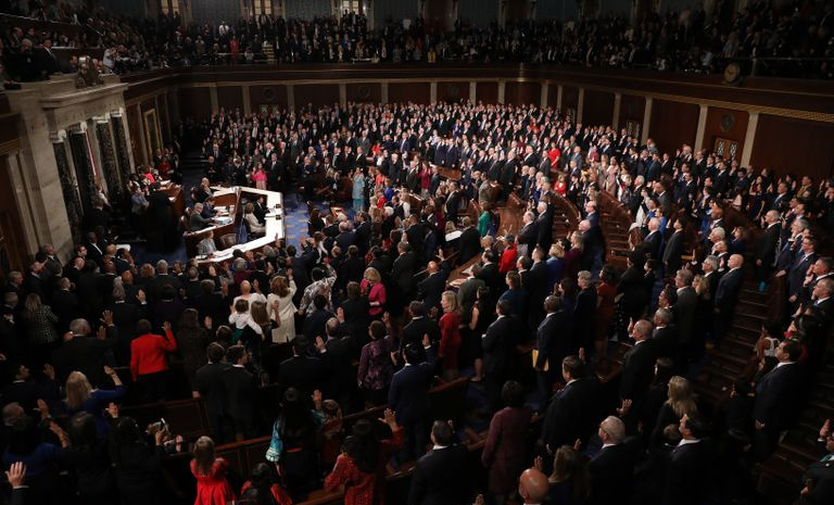 La Cámara de Representantes se reúne para la primera sesión de 2019 para elegir a Nancy Pelosi (D-CA) como presidenta de la Cámara