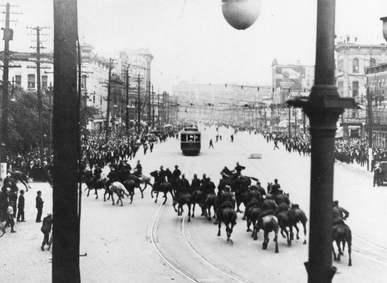 Royal North West Mounted Police-operasjoner i Winnipeg General Strike, 1919