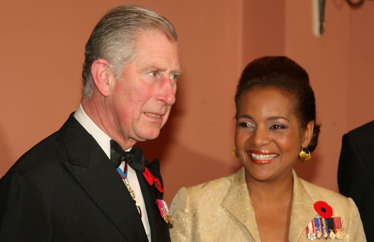 Michaelle Jean mit Prinz Charles in Ottawa im Jahr 2009