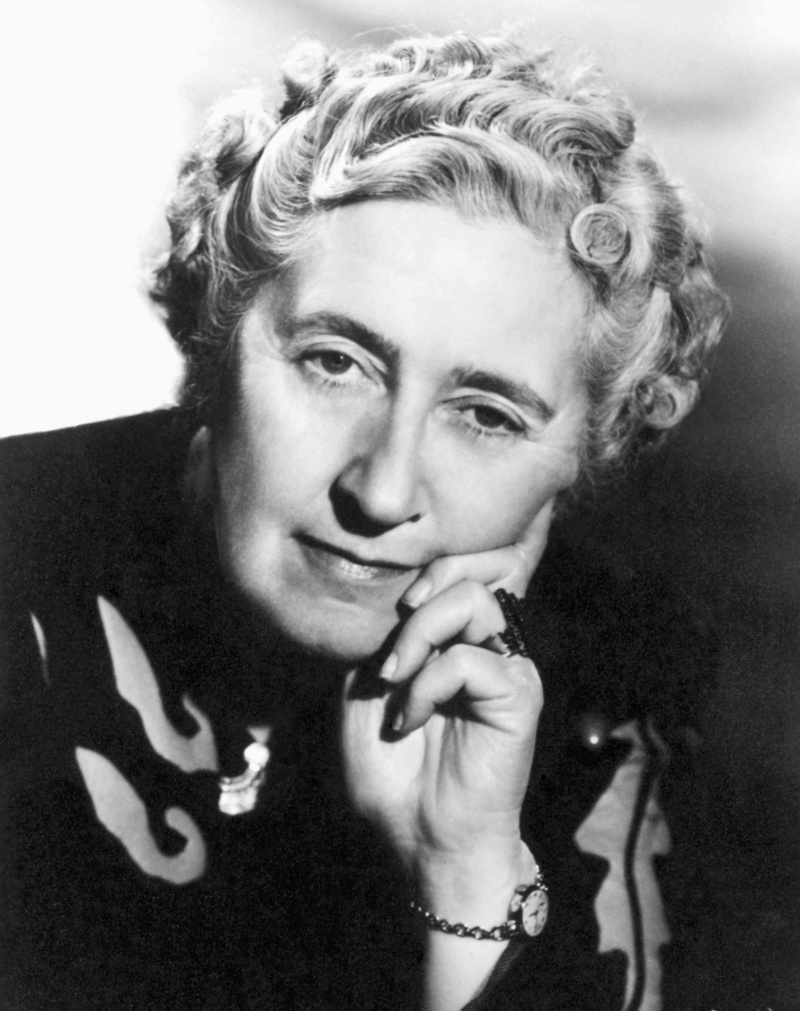 Ritratto di Agatha Christie più tardi nella vita