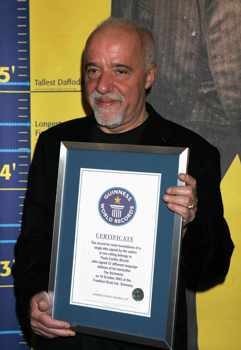 Paulo Coelho z rekordem Guinessa w liczbie przekładów książki
