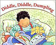 Omslagskunst for Diddle, Diddle, Dumpling en brettbok