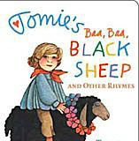 Omslagskunst for Mother Goose rimtavlebok av Tomie dePaola