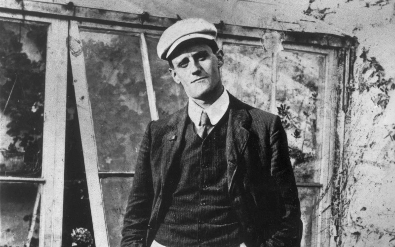 fotografia del giovane James Joyce