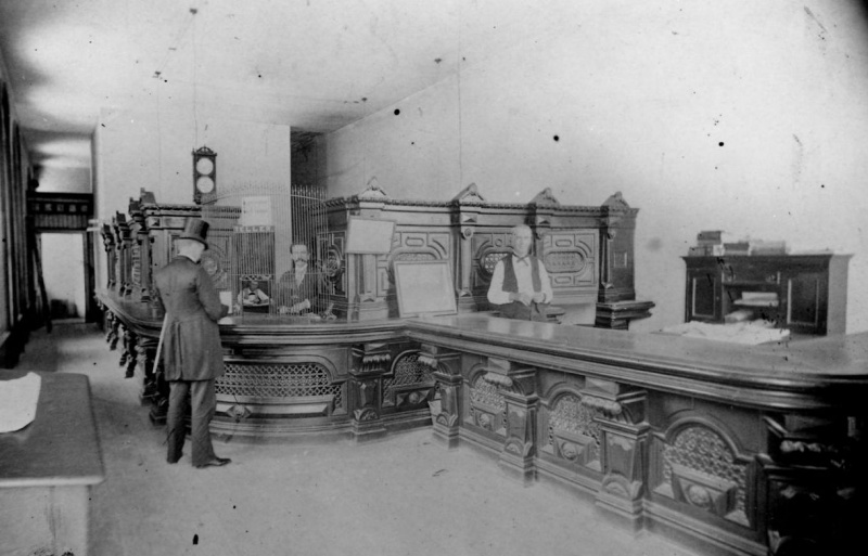 O. Henry als Bankangestellter bei der First National Bank in Austin, Texas