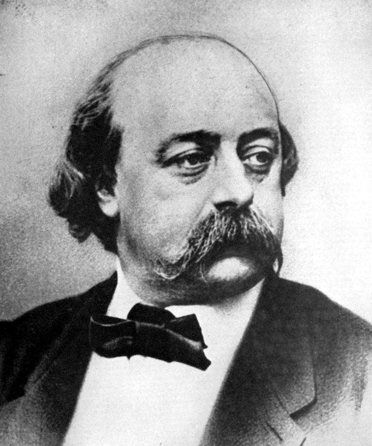 Gustave Flaubert, französischer Schriftsteller, 19. Jahrhundert.