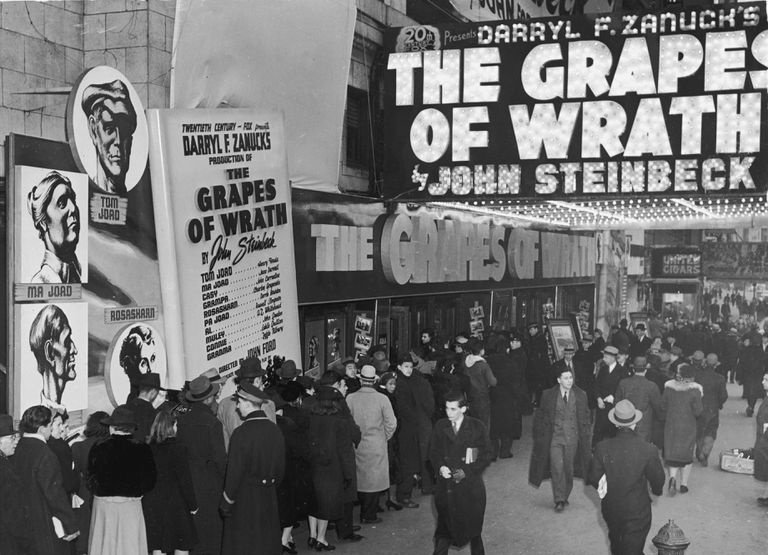 Premiere på The Grapes of Wrath-film
