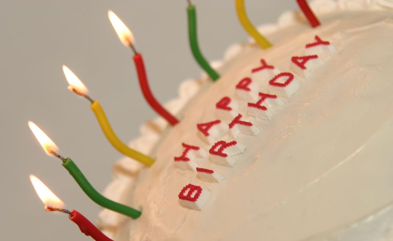 Geburtstag in einem Winkel