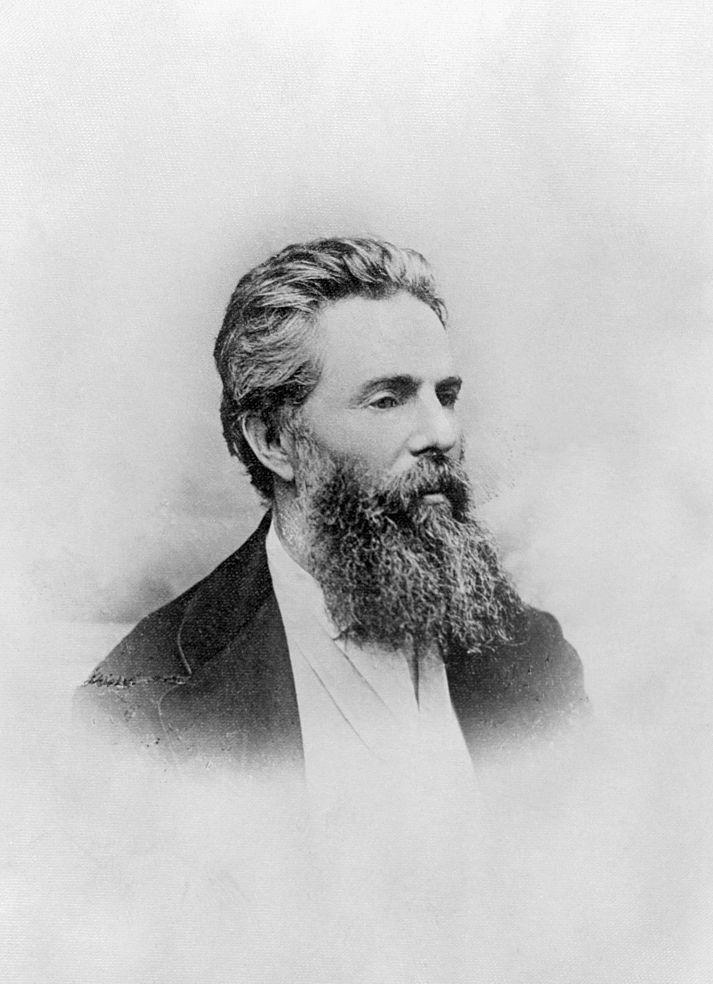 Amerykański powieściopisarz Herman Melville
