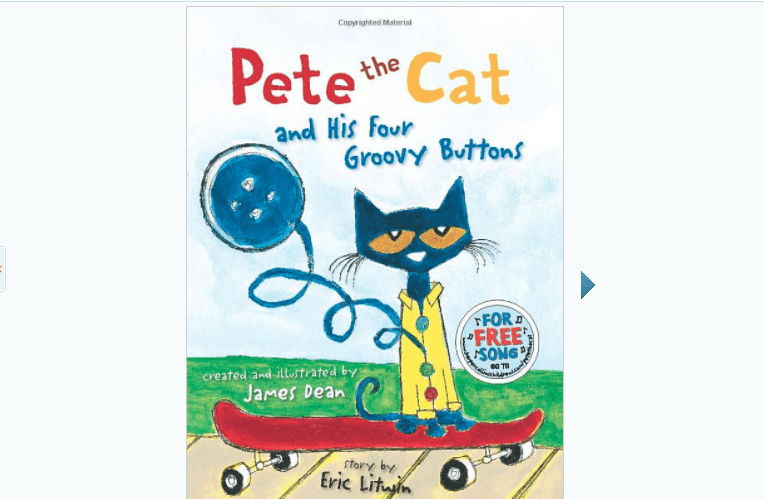 Pete the Cat and His Four Groovy Buttons-boken