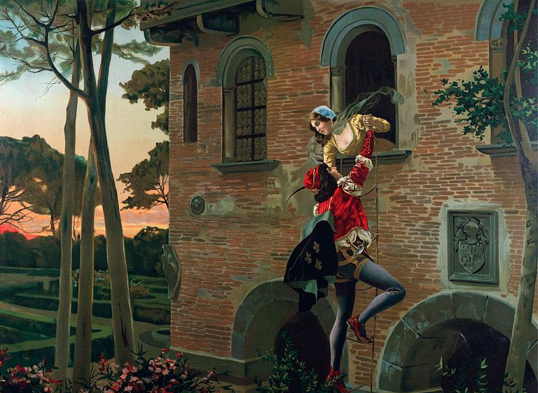 Escena de Romeo y Julieta