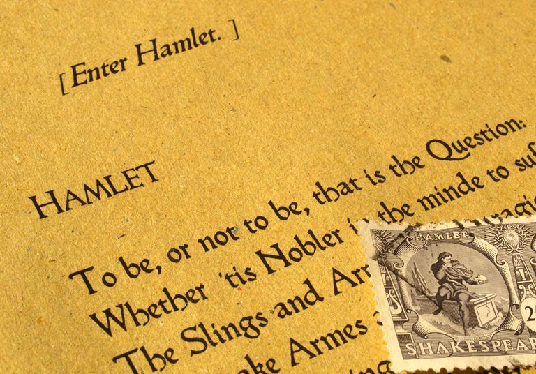 Original Hamlet Stempel und Buch.