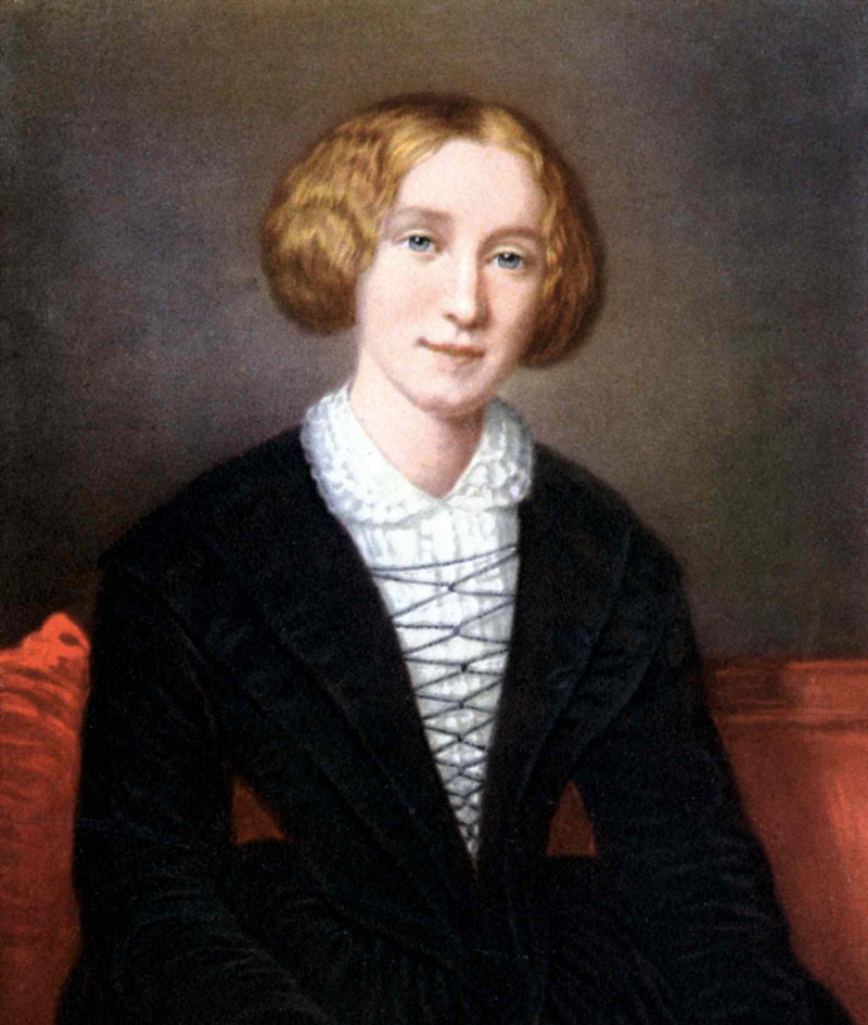 George Eliot als junge Frau, um 1840.