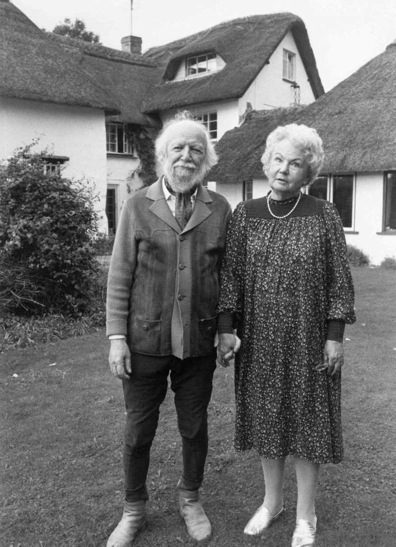 Sir William Golding e esposa Ann