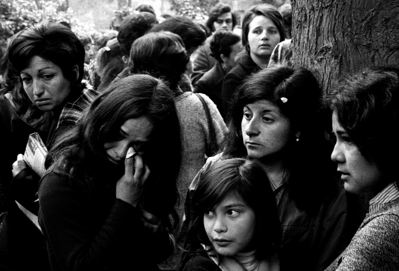 Funerale di Pablo Neruda, Santiago, Cile, settembre. 73