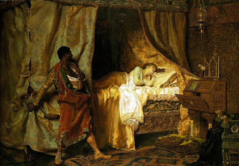 Desdêmona e Otelo, de Antonio Munoz Degrain