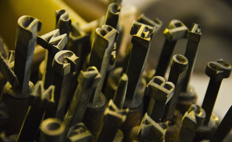 Antike Metallschrift