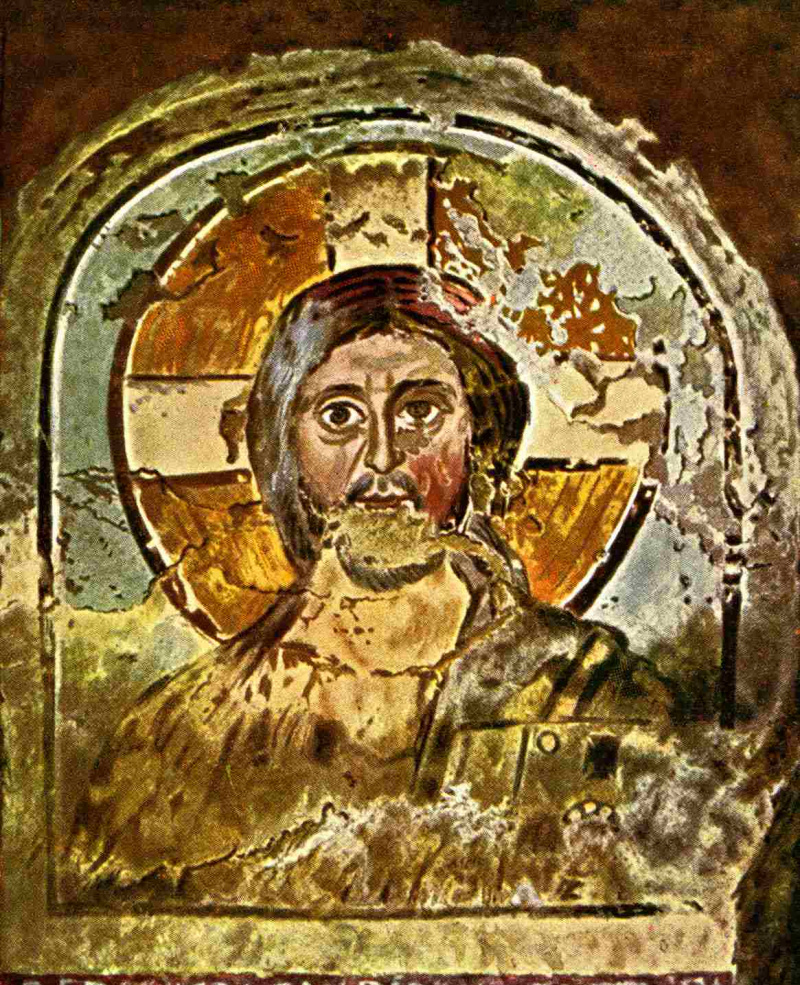 En av mange tidlige skildringer av Jesus. Denne