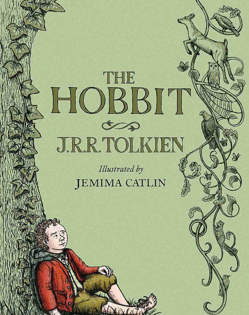 Hobbit - okładka wydania ilustrowanego