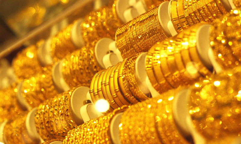 O souq de ouro, Dubai, Emirados Árabes Unidos.