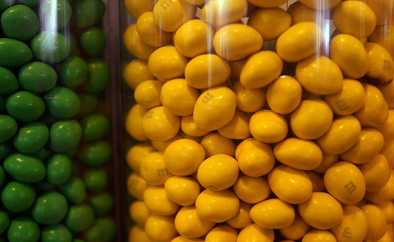 瓶入りM&M