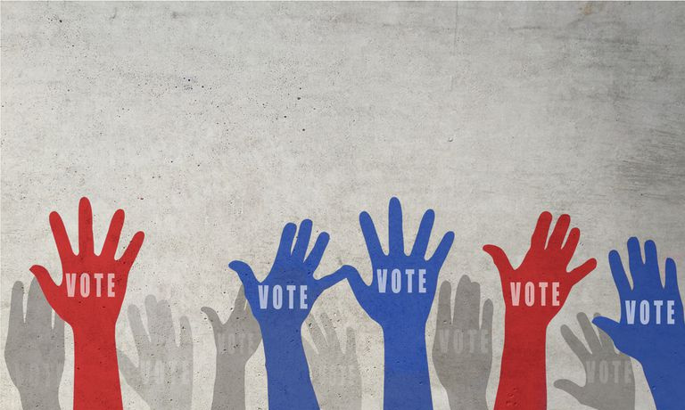 Abstimmungskonzept für den US-Präsidentschaftswahltag
