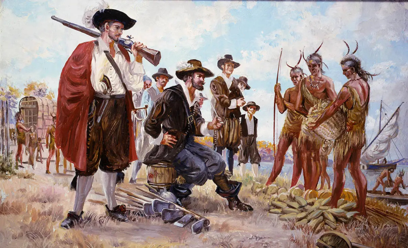  rdzenni Amerykanie z Jamestown