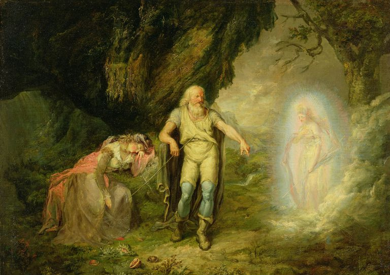 Miranda, Prospero og Ariel, fra
