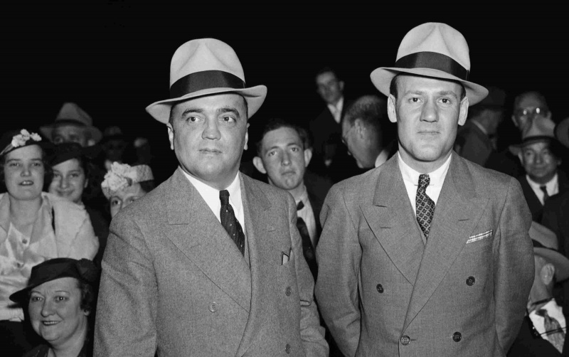 Photo de J. Edgar Hoover et Clyde Tolson