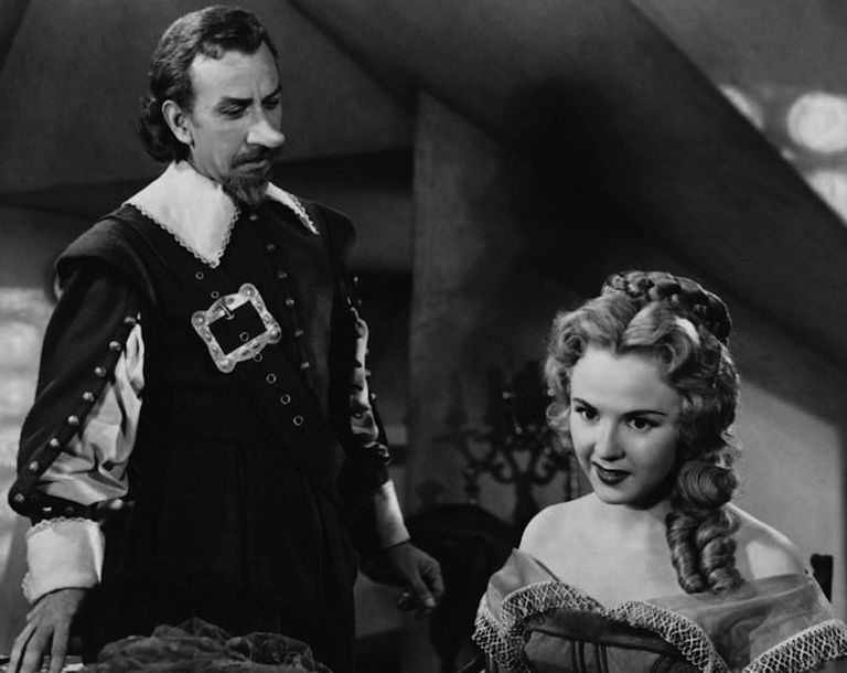 Ancora di José Ferrer e Mala Powers a Cyrano de Bergerac