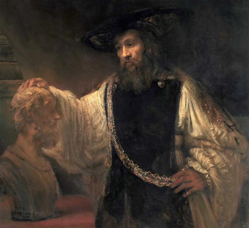 aristote buste homère jpg
