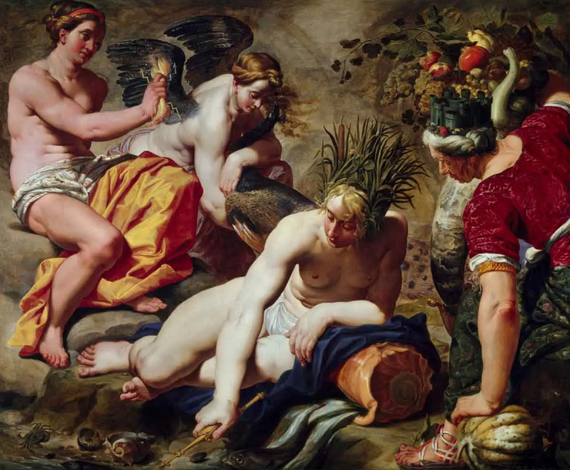   abraham janssens cuatro elementos