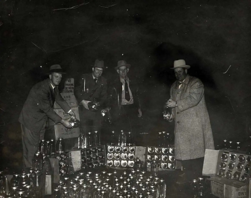   šerifská bootleg whisky