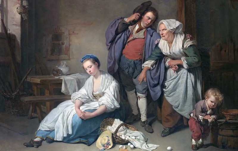   jean baptiste greuze pictura oua sparte