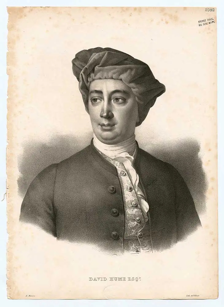 litografia david hume