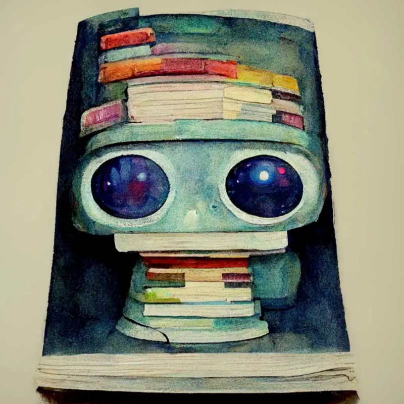 un robot de citire