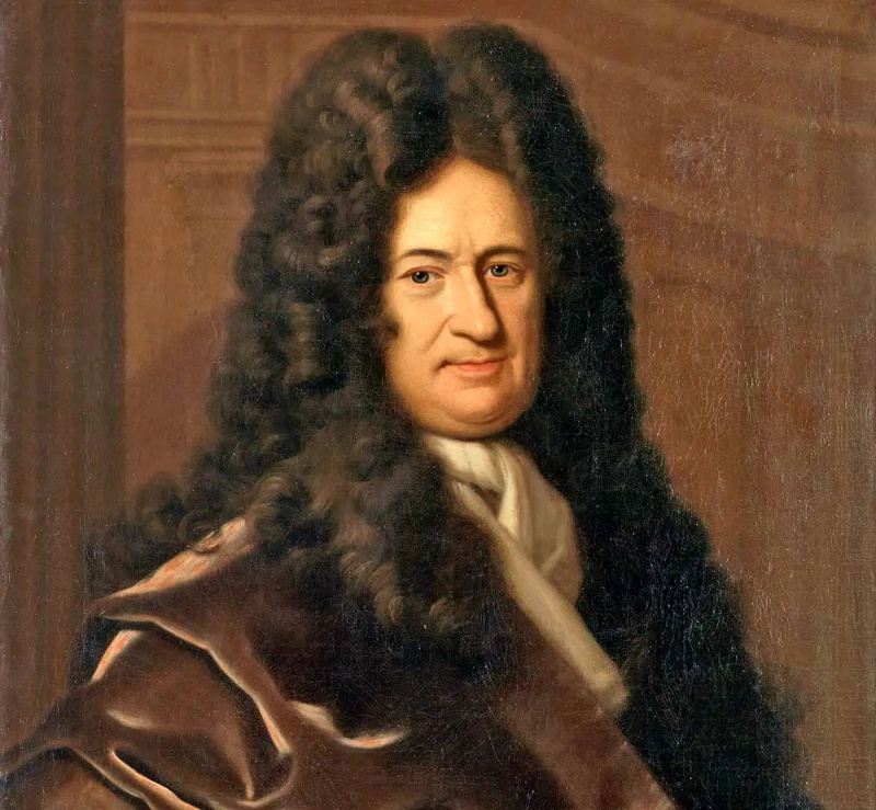   Portretul filosofului Leibniz 1695