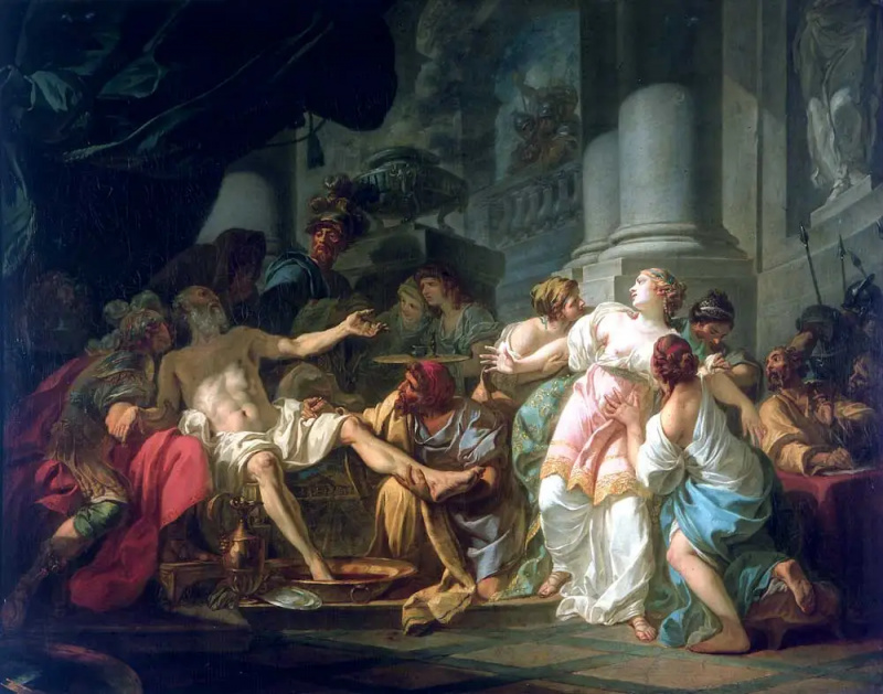   Olej na plátně Seneca Death