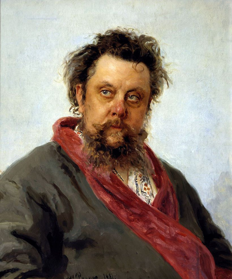 Portret MP Musorgskiego – Ilya Repin
