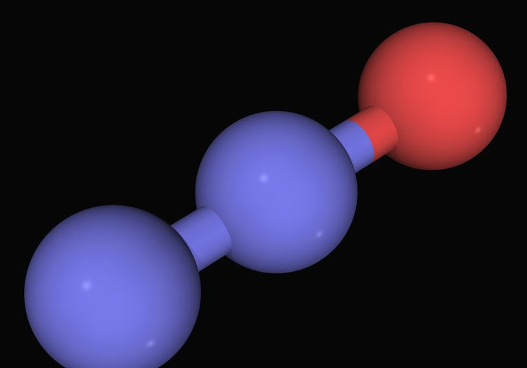 Molécula de óxido nitroso