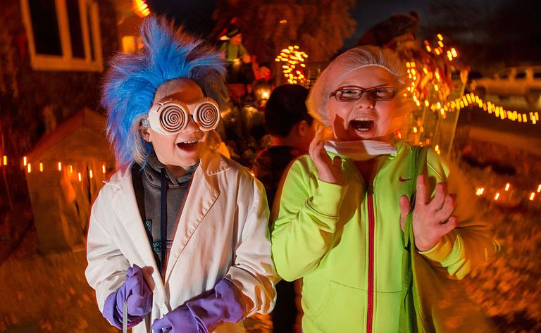 Scienziato pazzo ad Halloween